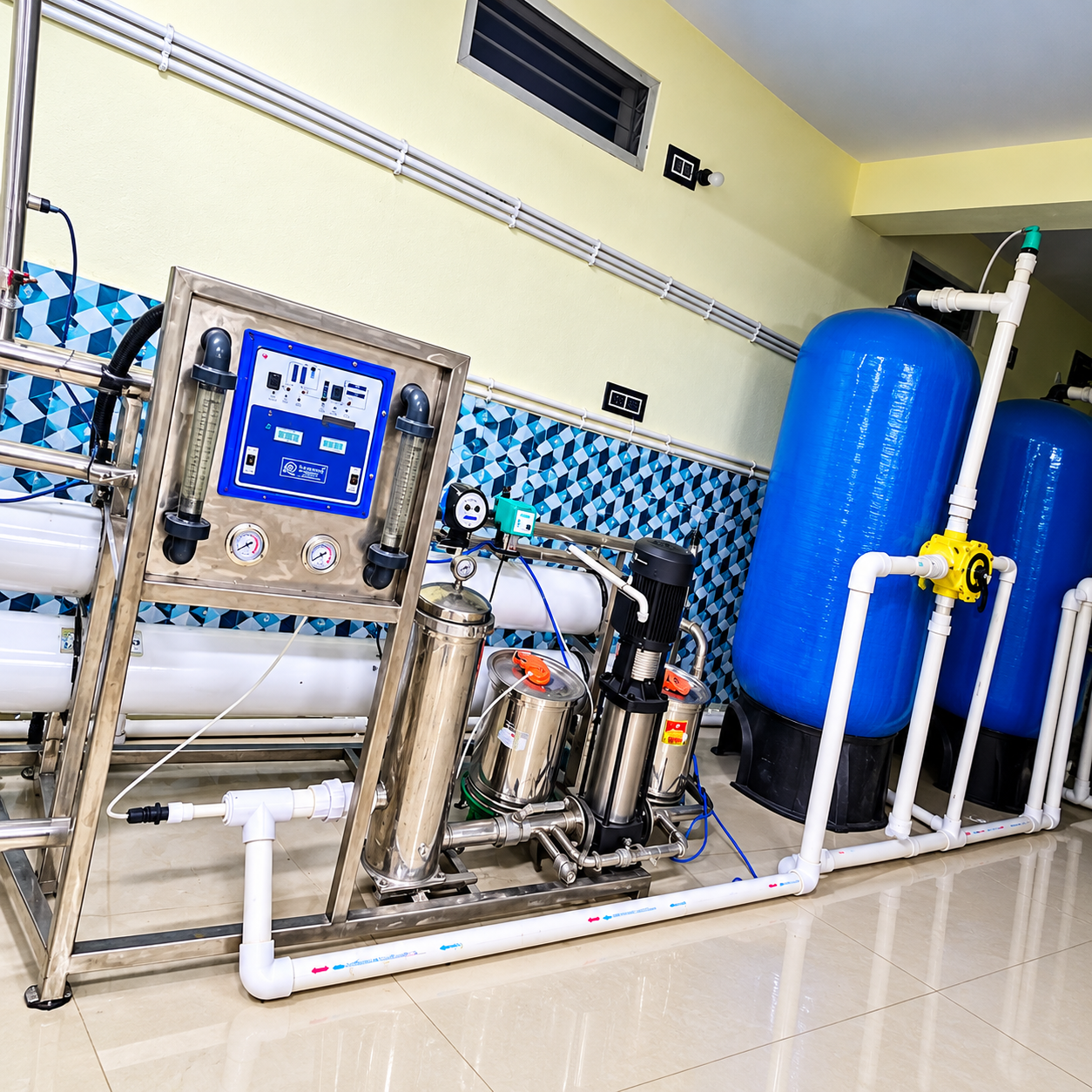 4000LPH Industrial Reverse Osmosis Plant