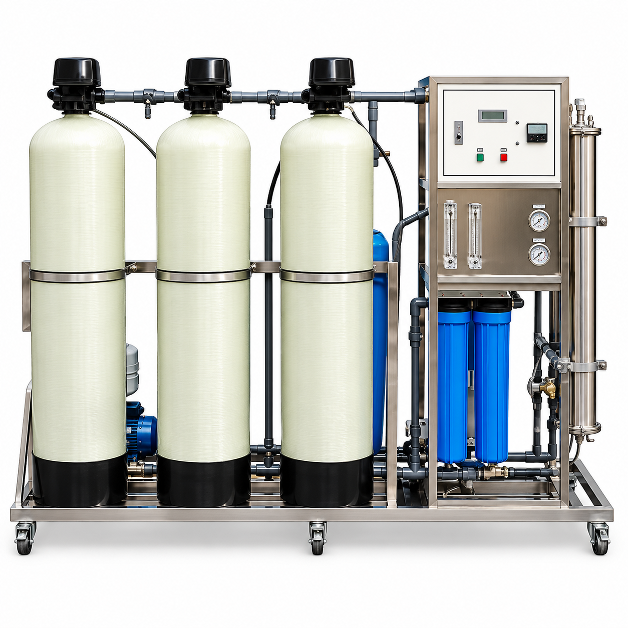  Get More Photos Interested in this product? Get Best Quote 1000LPH Industrial Reverse Osmosis Plant